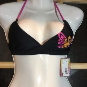 NWT Youth Sz 16 ( small women’s)  bikini top black